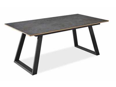 SALTO - Table céramique L200 cm 1 allonge automatique 100 cm