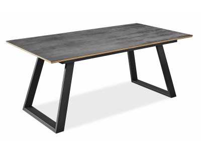 SALTO - Table céramique L200 cm 1 allonge automatique 100 cm 2