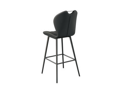 NEW JERSEY - Tabouret tissu et PU pivotant 3 coloris 2