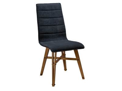 LINA EIFFEL - Chaise chêne massif tissu
