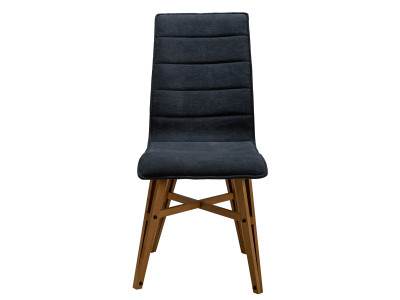 LINA EIFFEL - Chaise chêne massif tissu 2