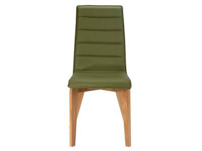 LINA - Chaise chêne massif tissu 2