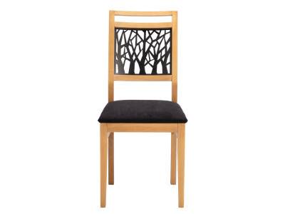 FOREST - Chaise chêne massif tissu 2