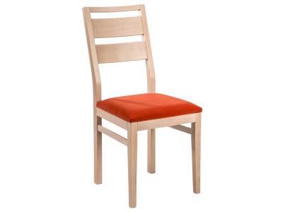 NATURA - Chaise chêne massif tissu