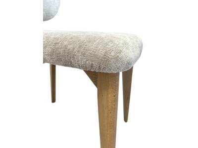ALVA - Chaise chêne massif tissu 2