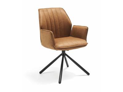 JOKARI - Chaise pivotante Polyester 3 coloris