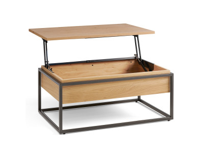 ARIZONA - Table basse relevable bois ou céramique 2