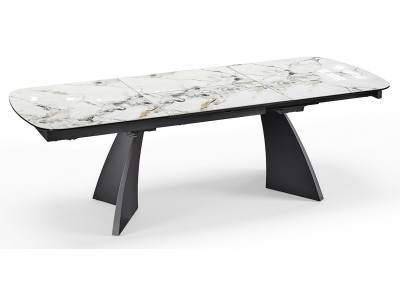 MADRID B - Table convexe plateau céramique 2 tailles 5... 2