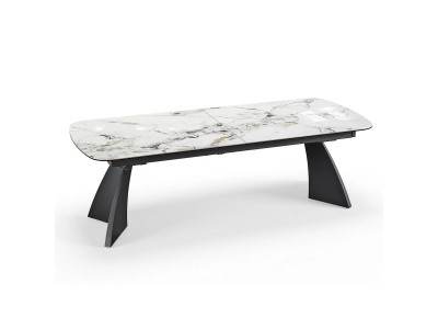 MADRID B - Table convexe plateau céramique L240 5 finitions 2