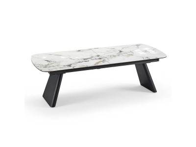 MADRID C - Table convexe plateau céramique L240 5 finitions 2