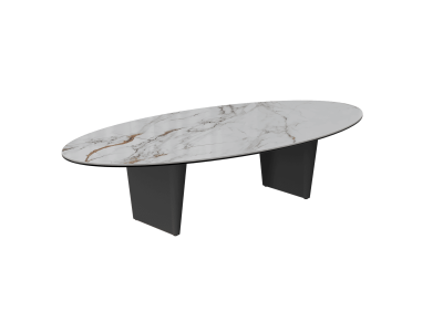 GOLIATH - Table basse plateau céramique 4 finitions 2... 2