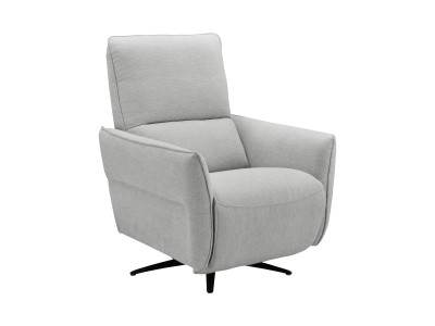 LISA - Fauteuil tissu pivotant relaxation électrique 2...