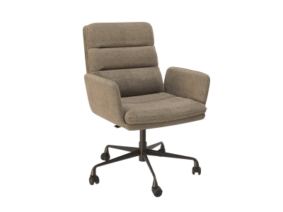 HELSINKI - Chaise roulette tissu 2 coloris