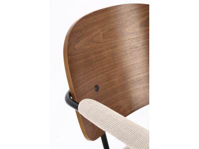 SIENNA - LOT 4 chaises tissu 5 coloris 2