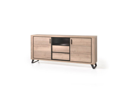 ROX - Enfilade 3 portes 1 niche L205