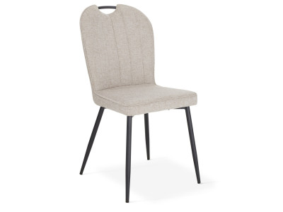 SALOMÉ - Chaise tissu 6 coloris